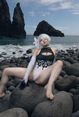 Микоми Хокина — Купальник 2B (NieR:Automata)