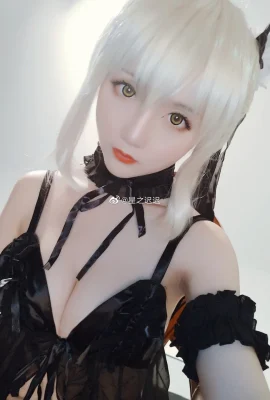 Пижама FGO Artoria Pendragon Alter (Heidi) @星之chichi (9 фото)