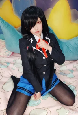 Date A Live Школьная форма Токисаки Куруми @Cajin-西法 (9 фото)