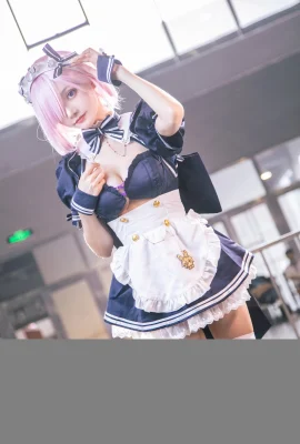FGO Mash Kirilet Fan Maid @小鱼鱼 (Фото: @leaderShadow) (Firefly Animation and Game Carnival) (9 фото)