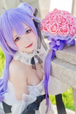 Косплей единорога «Azur Lane»[CN: Loluuuuuu](9 фото)