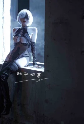 NieR: Automata 2b Fan Cheongsam @秋和corgi (9 фото)