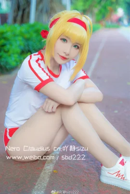 Fate/Grand Order Nero Claudius (Gym Suit Ver) @吖静sizu222 (9 фото)