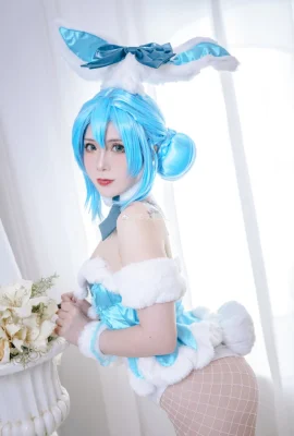 Hatsune Miku·Bunny Girl@杨大真_ (9 фото)