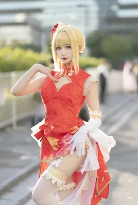 Fate/Grand Order Nero Claudius fan cheongsam@Fengjiangjiangv (9 фото)