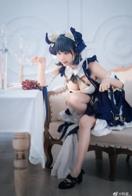 Azur Lane Cheshire cos супер милая королевская горничная, кот cn Mirror соус (9 фото)