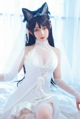 Azur Lane Atago White Wedding Dress Чисто белое свадебное платье красивое и безупречное (18 фото)