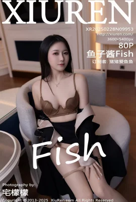 【Сеть Xiuren Xiuren】 2025.02.28 Vol.9953 Кобера FISH Полная версия водяного знака Photo 【80p】】